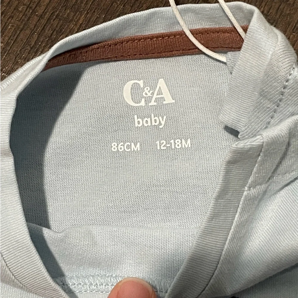 Light Blue 'Make Waves' Kids Pajama Set with Printed Shorts - Picture 4 of 9